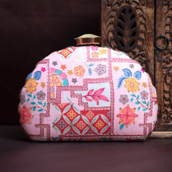 Pink multipurpose clutch for wen /purse handbag