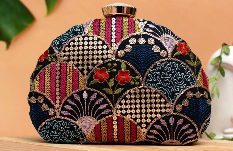 Beautifully handcrafted the ethnic women clutches