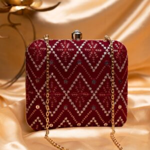 Ethnic handbag party clutch for ladies/women/girls