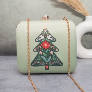 Christmas tree -Winter vibe clutches/handbags for women